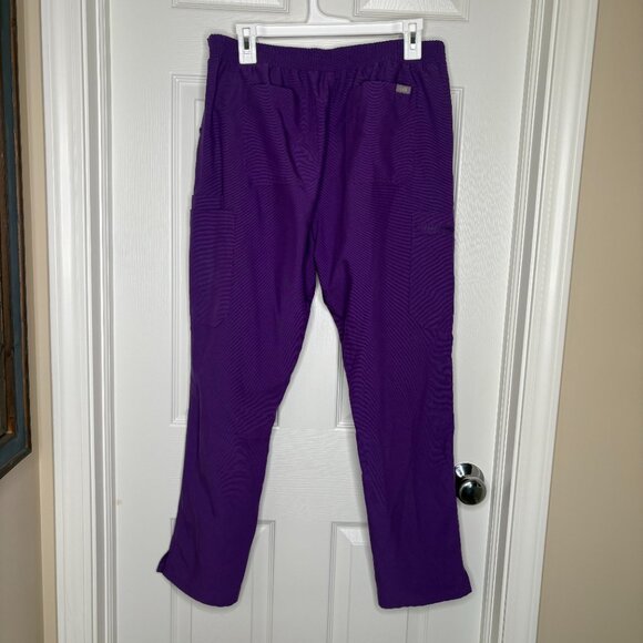 Figs Scrubs Pant Kade Ultraviolet Women's Large Petite - Picture 4 of 4